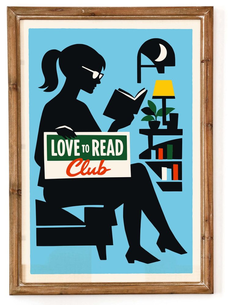 Love To Read Club Poster