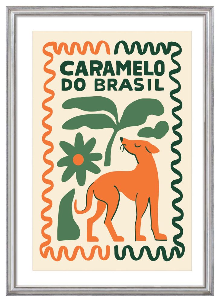 Caramelo Do Brasil Minimal Dog Poster