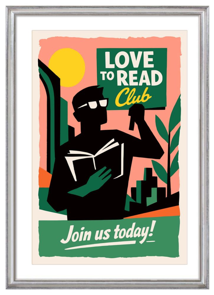 Love to Read Club Join Today Poster