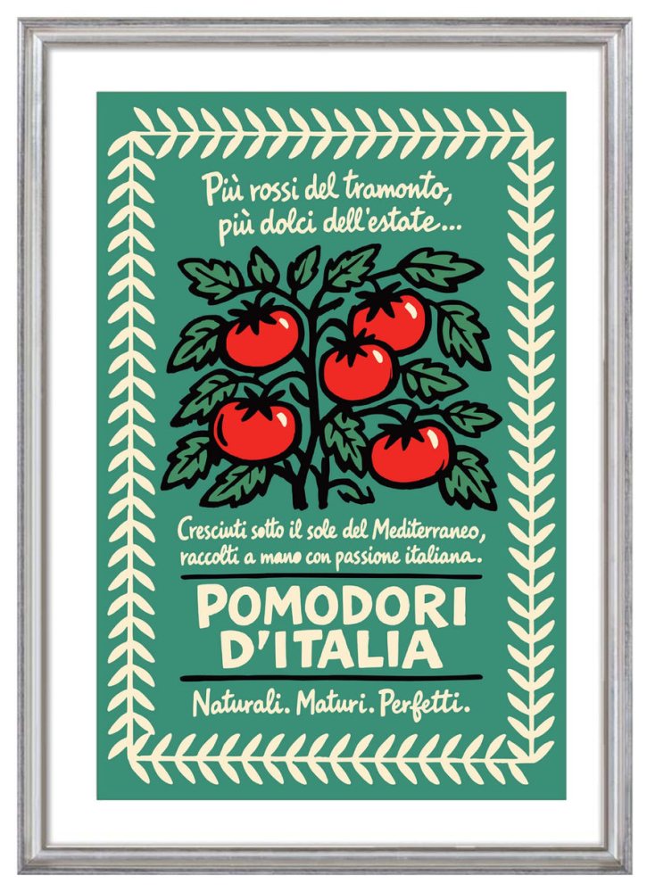 Pomodori d'Italia Tomato Vintage Poster
