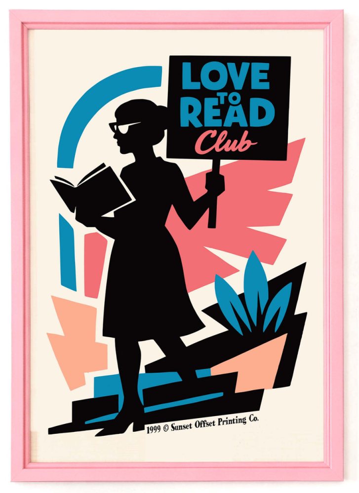 1999 Love to Read Club Poster