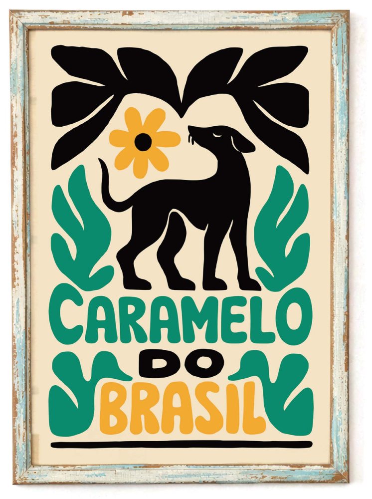 Caramelo Do Brasil Dog Poster