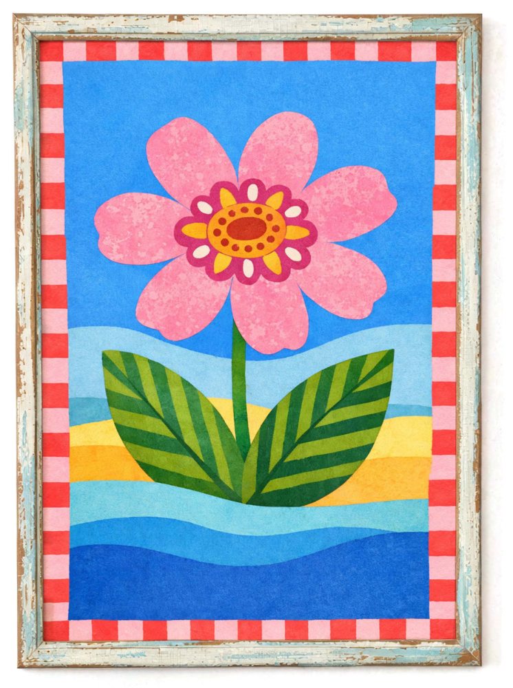 Colorful Floral Garden Poster Wall Art