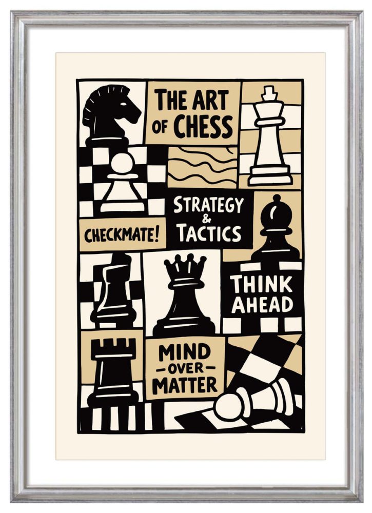 Art of Chess Strategy Poster