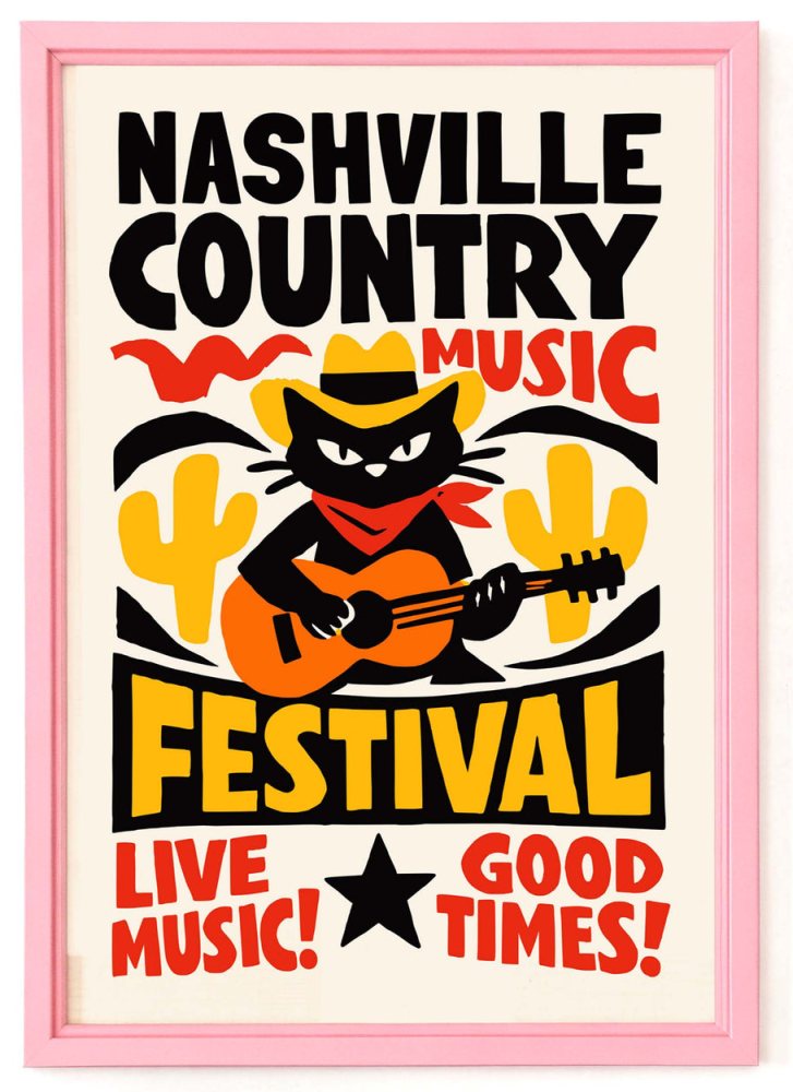 Nashville Country Music Festival Poster