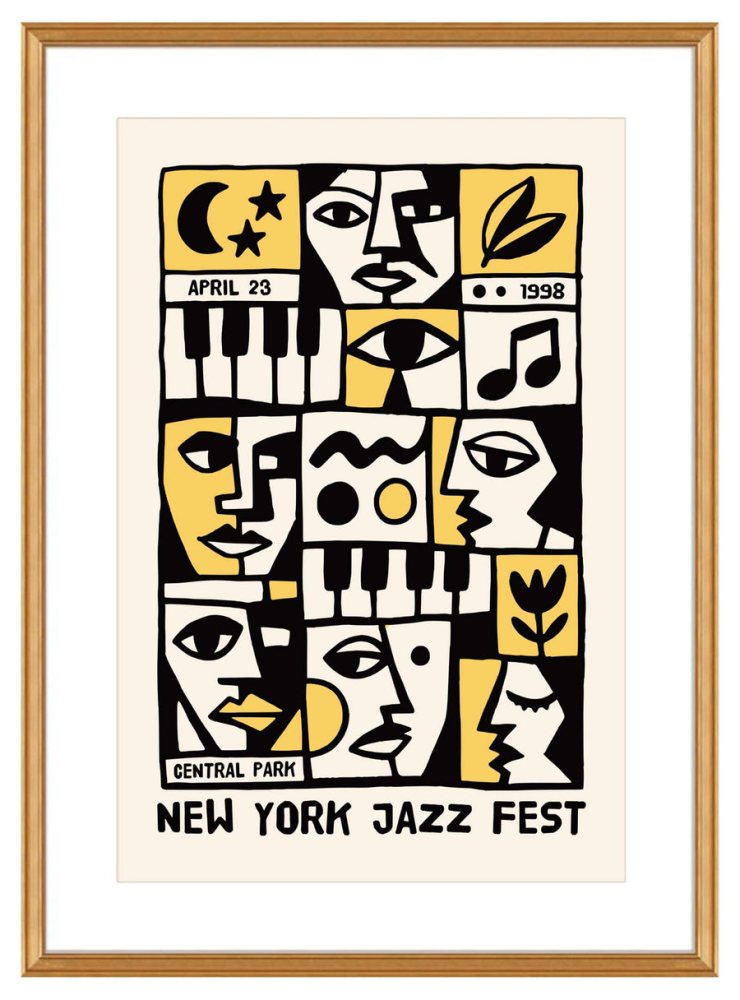 New York Jazz Fest Wall Poster