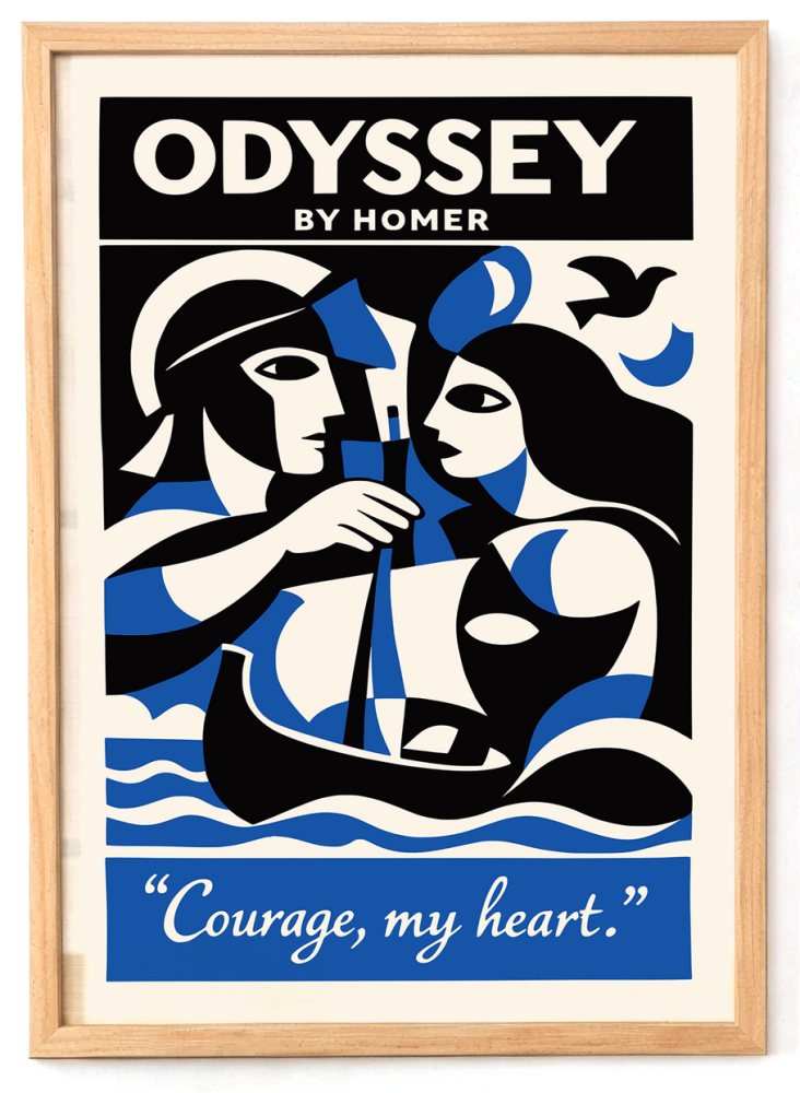 Odyssey Hero Poster Wall Art