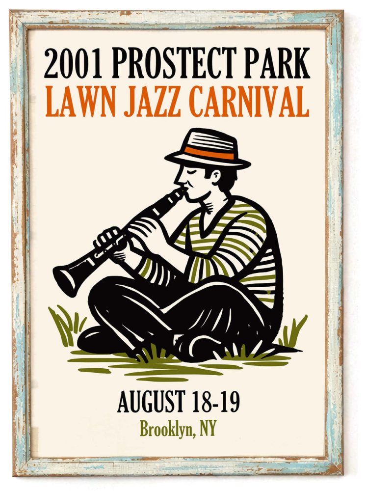 Jazz Carnival Music Poster Wall Art