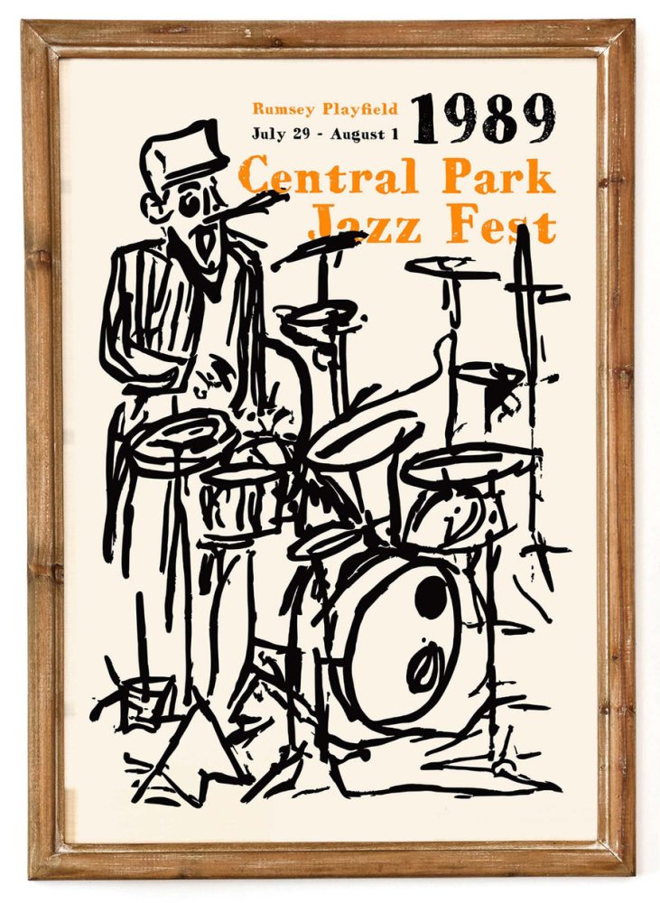 Central Park Jazz Fest Poster