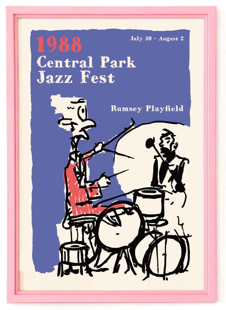 Central Park Jazz Fest Poster