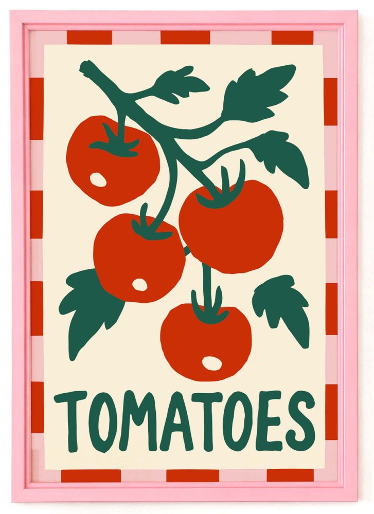 Tomatoes Kitchen Poster Art Print