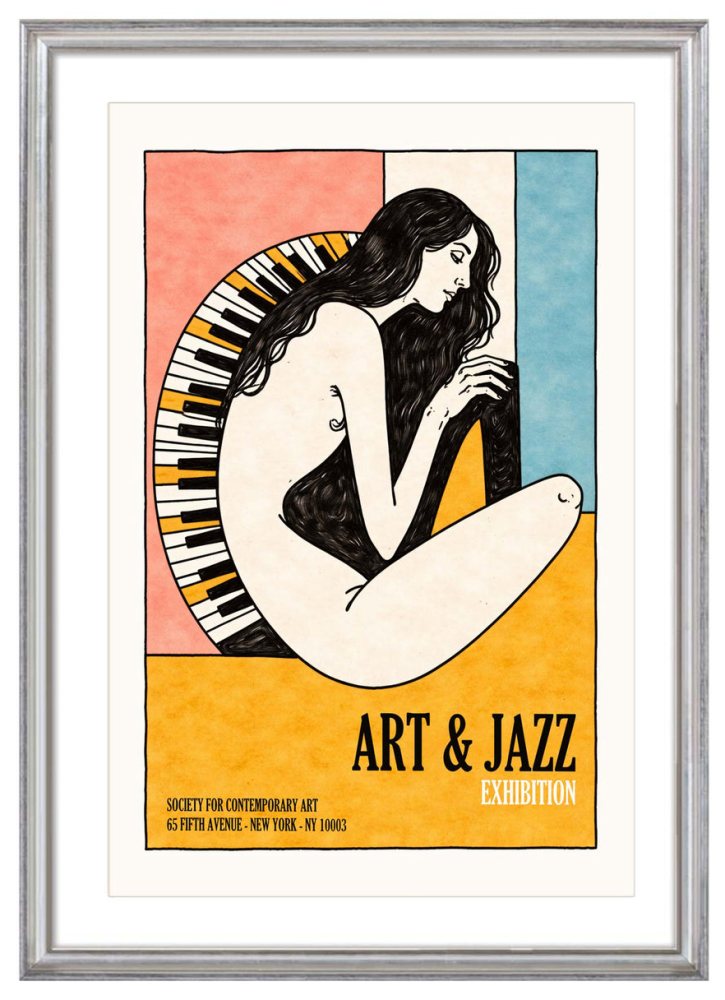 Art & Jazz Muse Poster