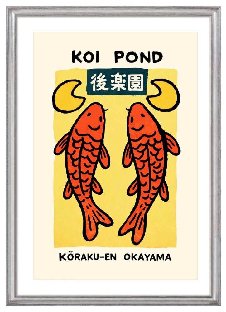 Koi Pond Duo Print