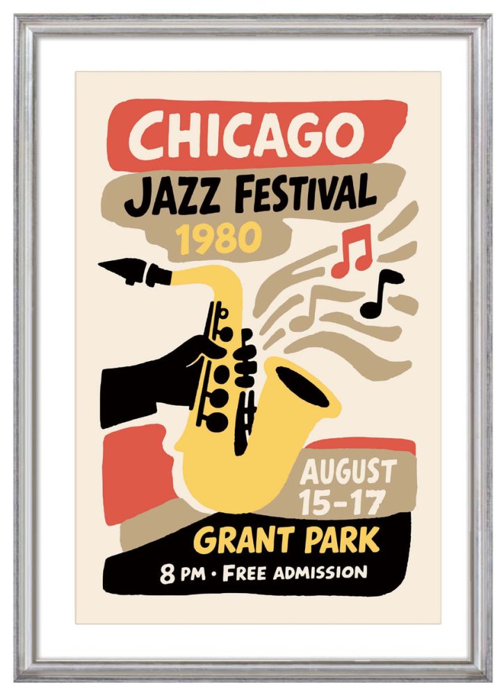 Chicago Sax Nights Poster