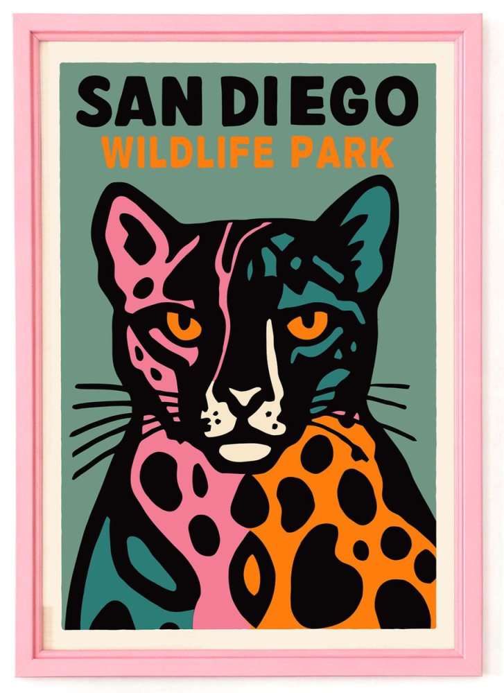 San Diego Wildlife Park Poster Print