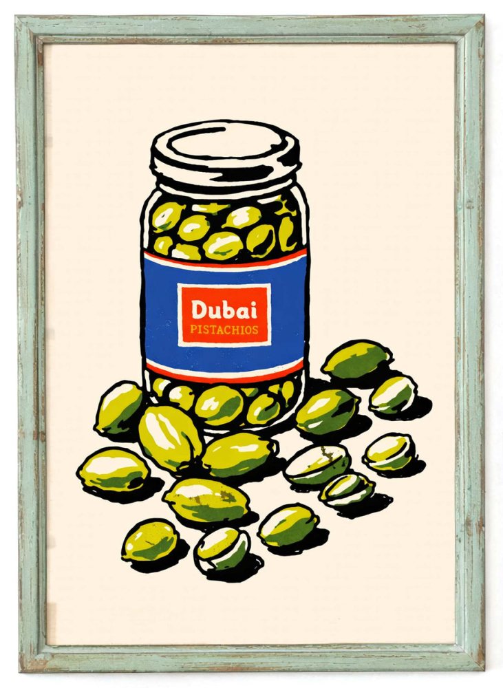 Dubai Pistachios Poster Print