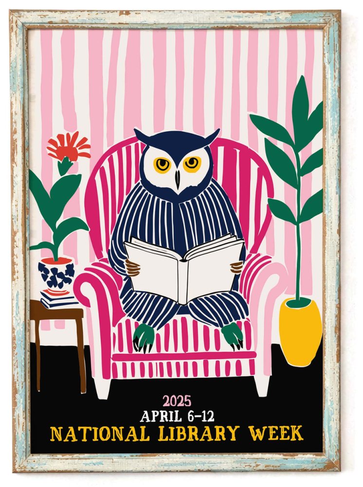 2025 National Library Week Poster