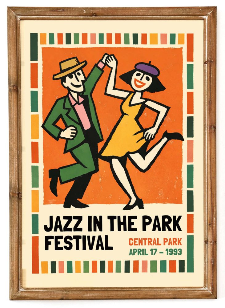 Jazz Park Festival Poster Print