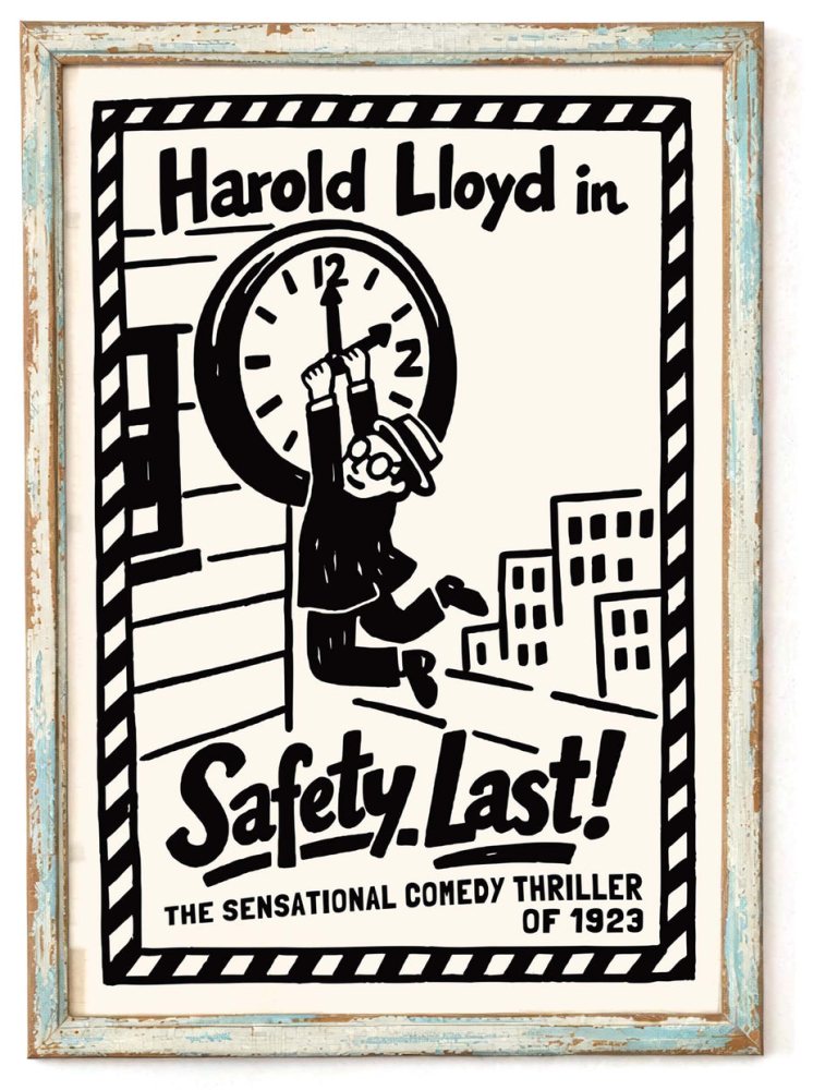 Safety Last Silent Film Poster
