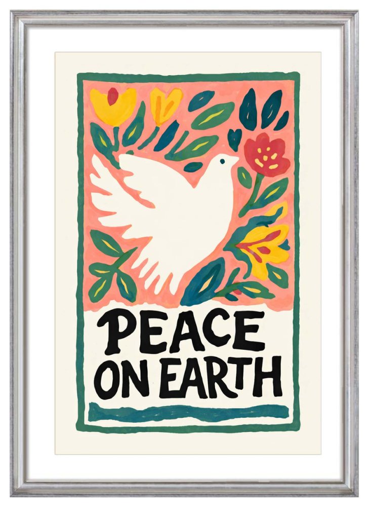 Peace on Earth Dove Poster Print