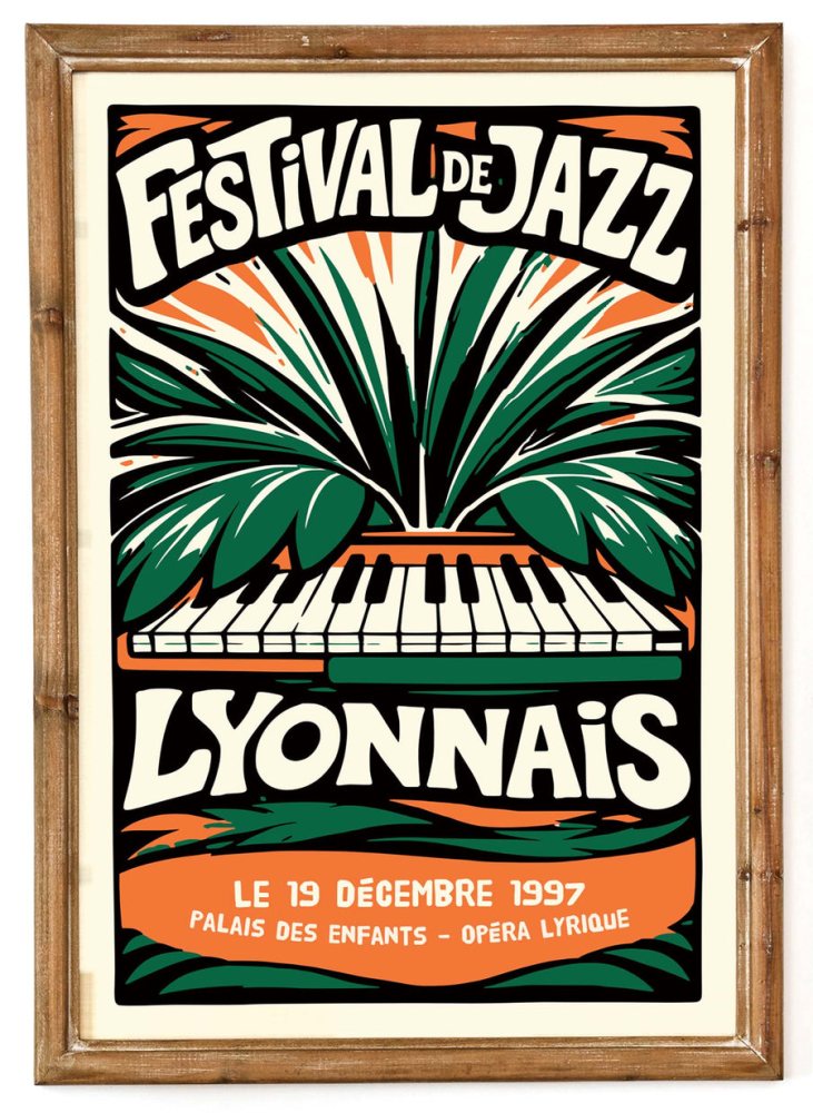 Festival Jazz Lyonnais Poster Print