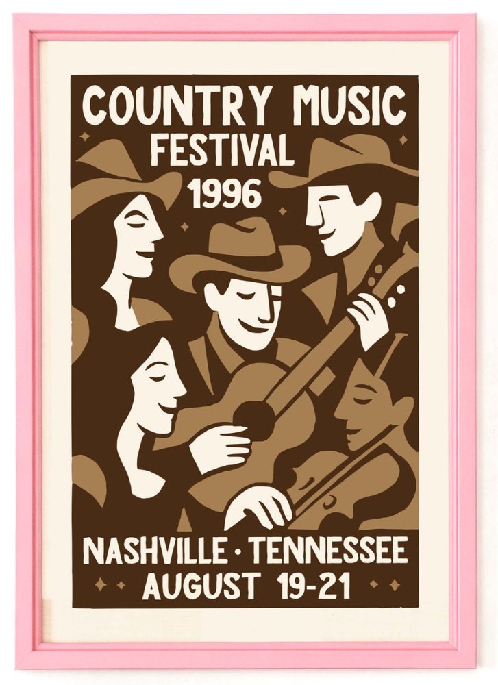 Country Music Festival Nashville Poster