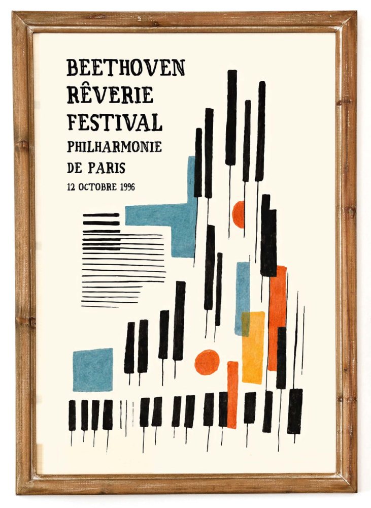 Beethoven Reverie Festival Paris Poster