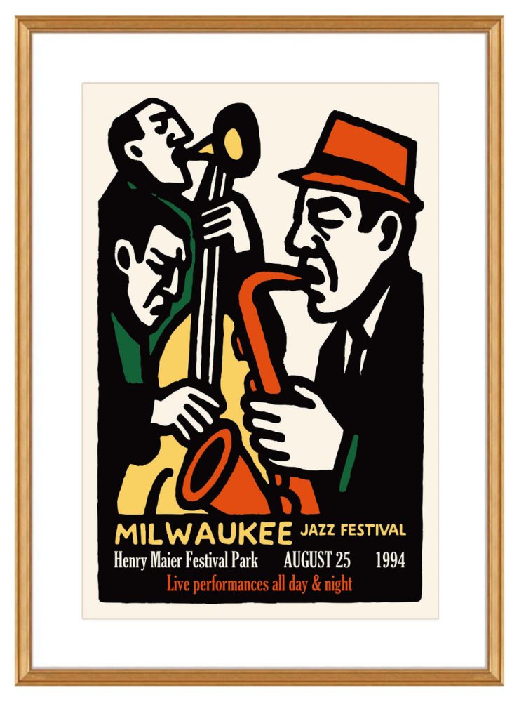 Milwaukee Jazz Festival Poster