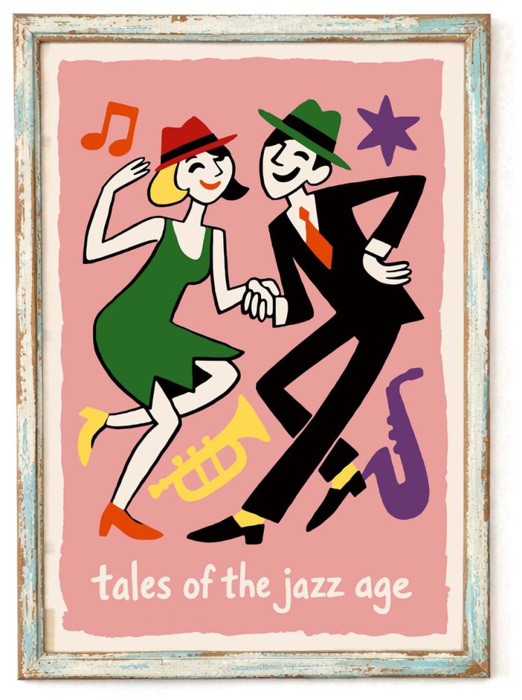 Jazz Age Dance Poster Print