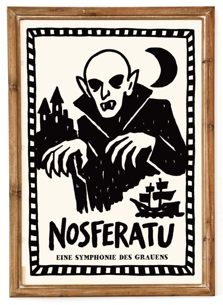 Nosferatu Vintage Horror Poster Print