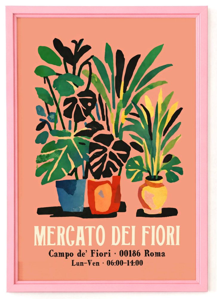 Mercato Dei Fiori Poster Print