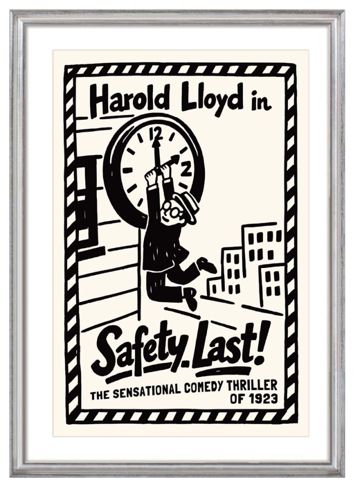 Safety Last Silent Film Poster