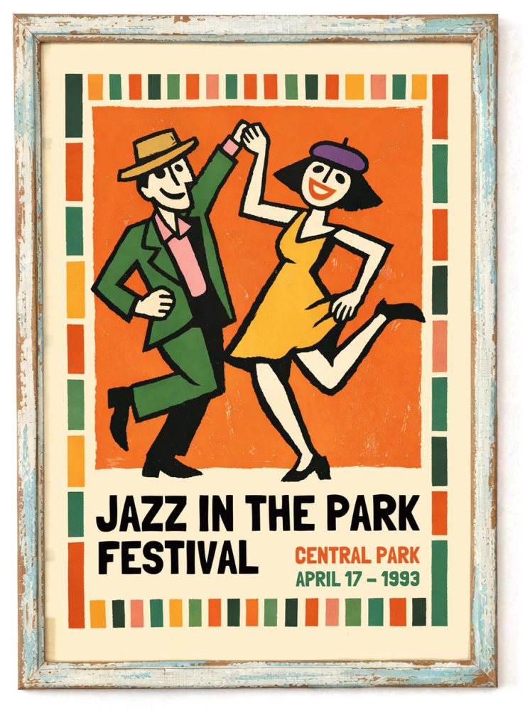 Jazz In The Park Festival Print