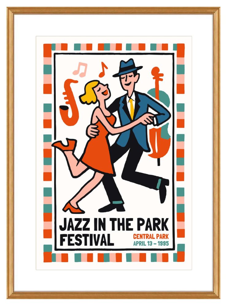 Central Park Festival Poster Print