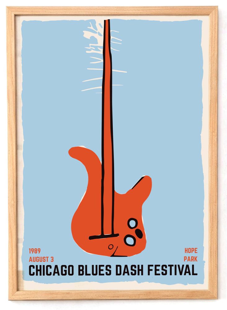 Chicago Blues Festival Poster