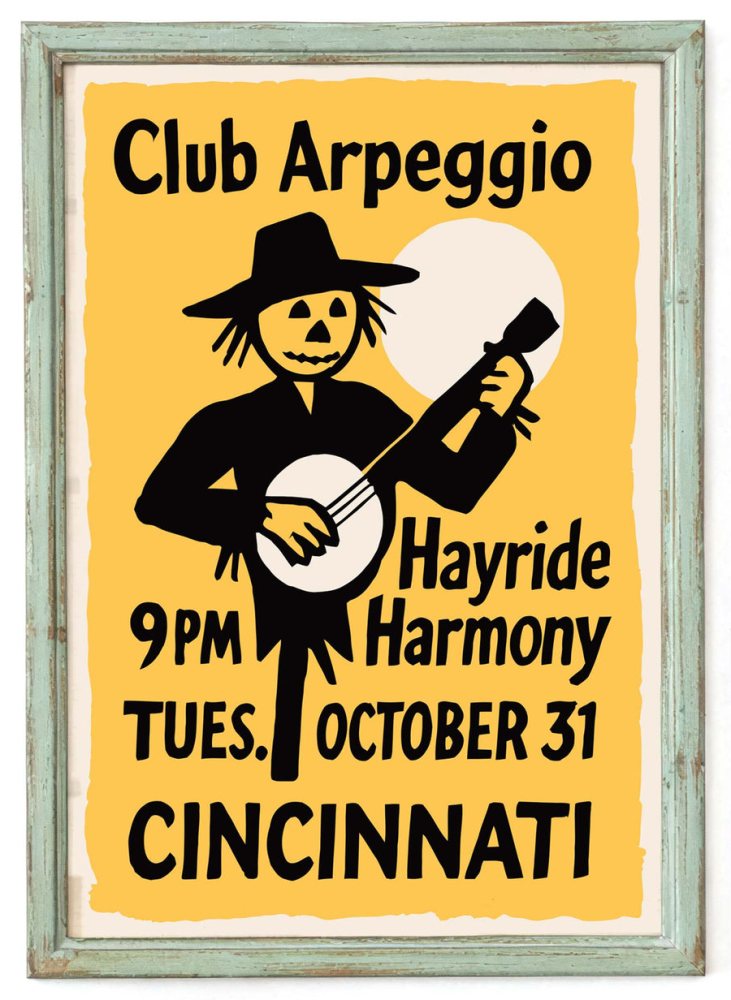 Club Arpeggio Hayride Harmony Cincinnati Poster