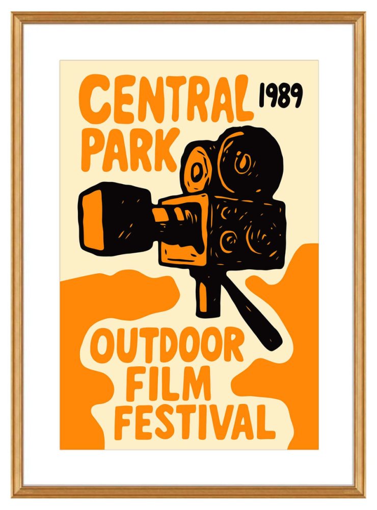 Central Park Outdoor Film Festival 1989 Poster