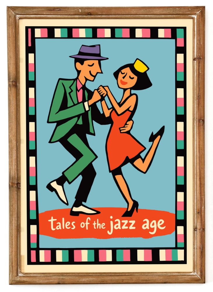 Vintage Jazz Age Dance Poster Print