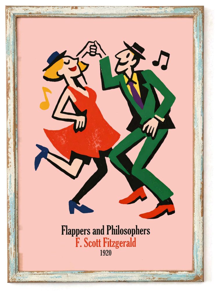 Flappers Philosophers Dance Poster Print