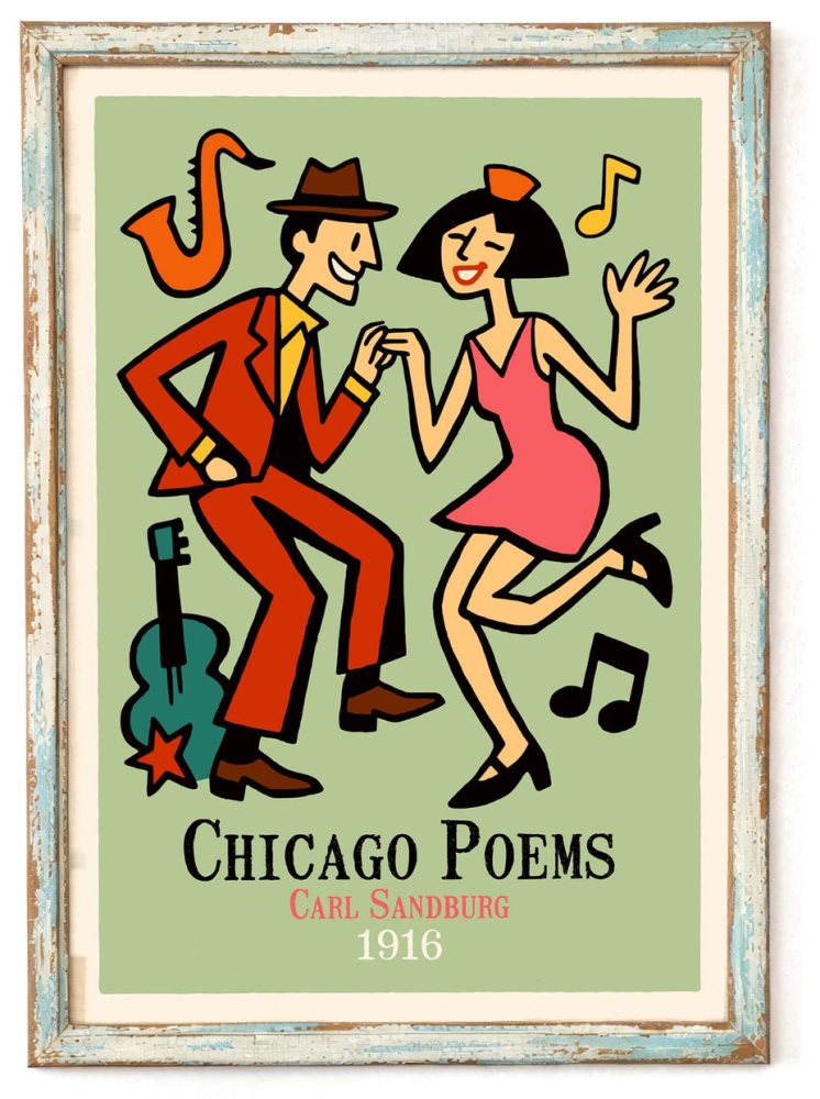 Chicago Poems Jazz Dance Poster