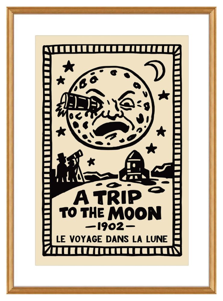 A Trip To The Moon Film Poster