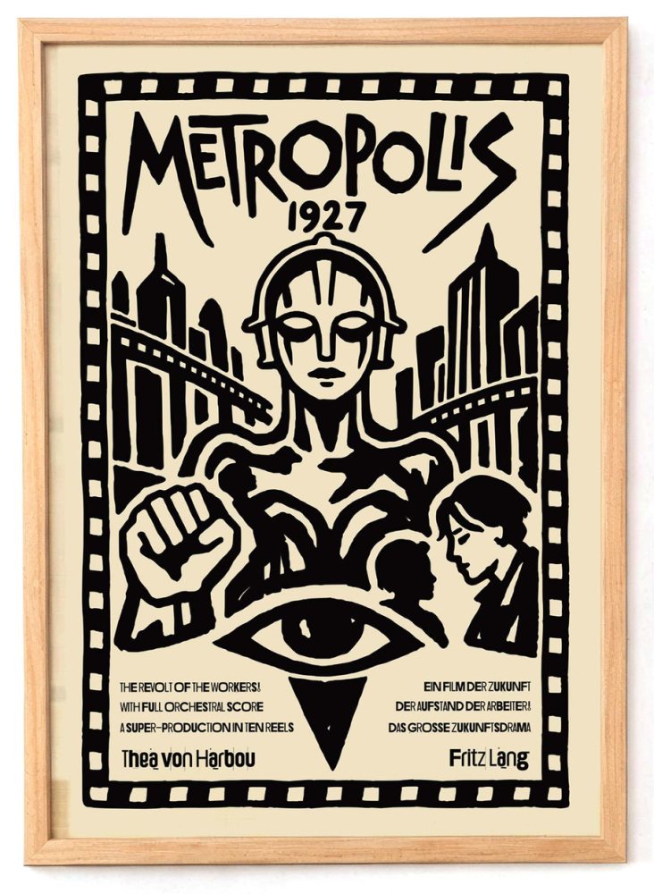 Metropolis 1927 Film Poster Print