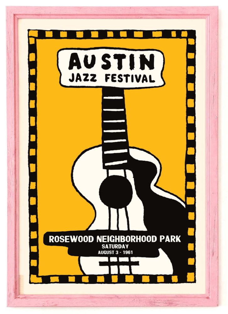 Austin Jazz Festival Poster Print
