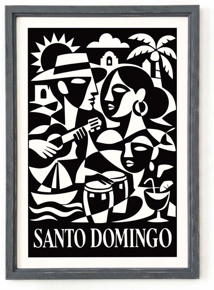 Santo Domingo Travel Poster Print