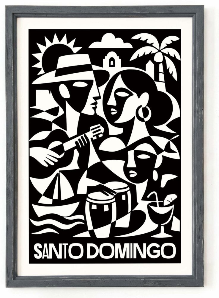 Santo Domingo Travel Poster Wall Art