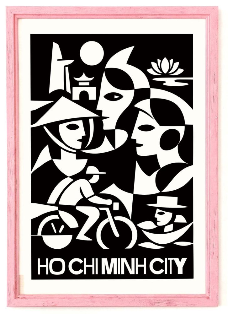 Ho Chi Minh City Travel Poster Print