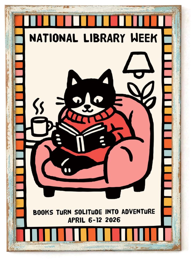 National Library Week Poster Print