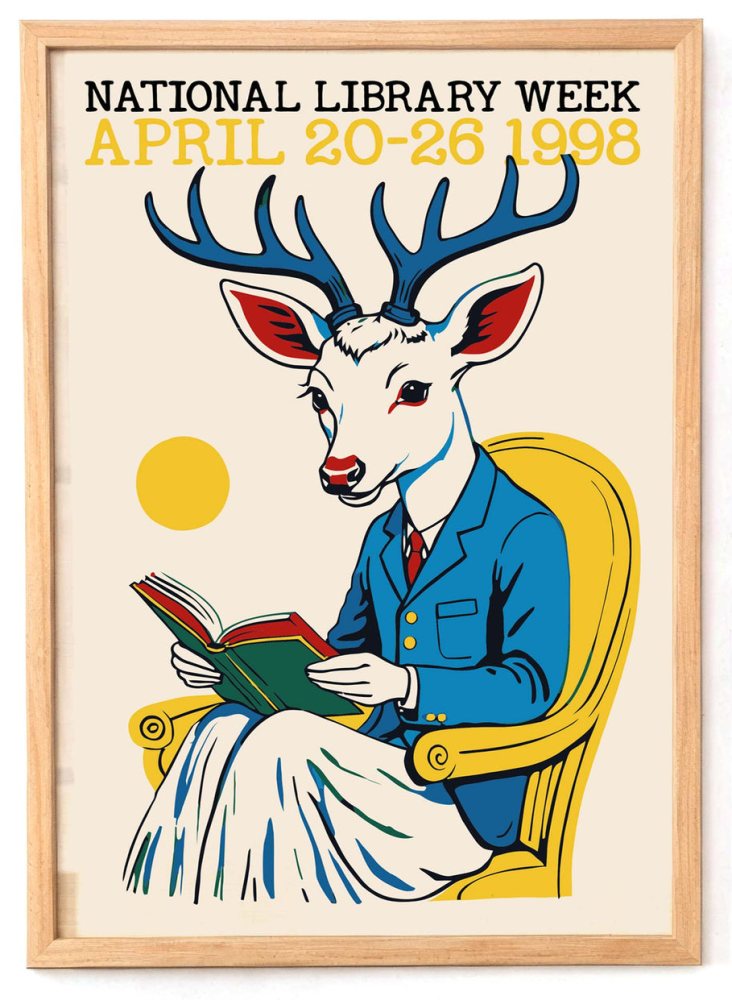 National Library Week Poster Print