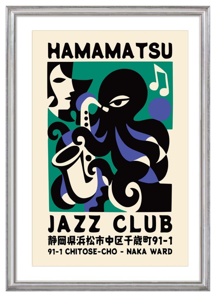 Hamamatsu Jazz Club Poster Print