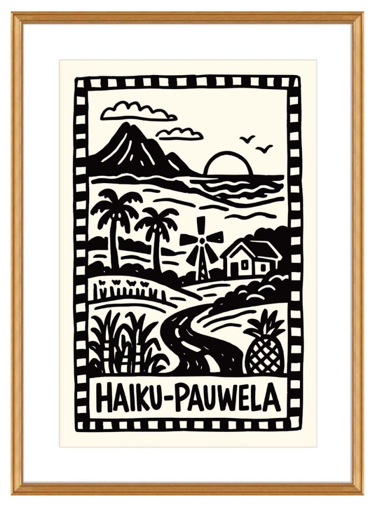 Haiku Pauwela Hawaii Poster Print